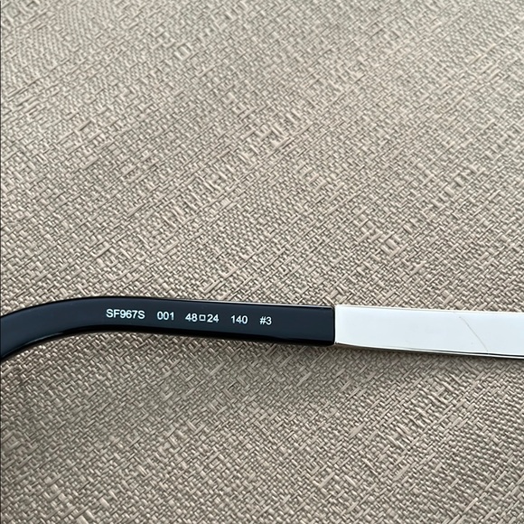 Salvatore Ferragamo Black and Gold Oversized Sunglasses - Picture 6 of 10